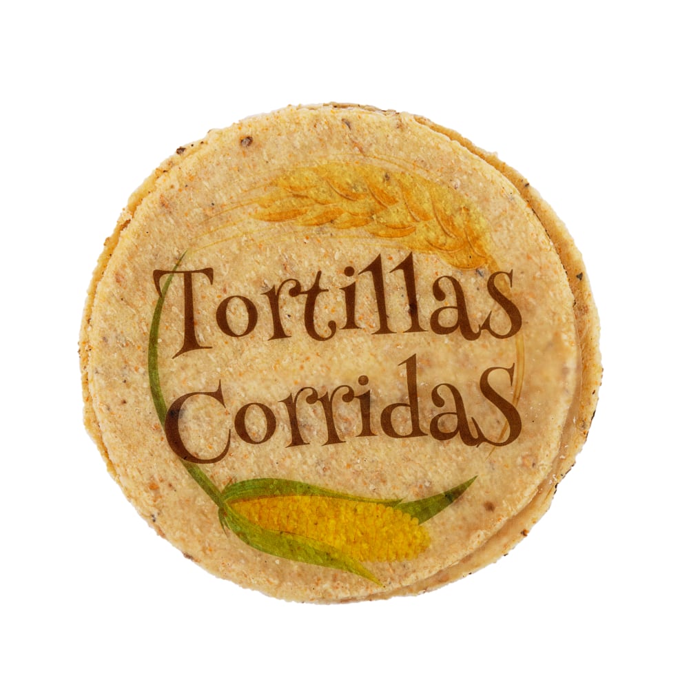 Tortilla de Maíz para Tacos - 13 cm - Tortillas Corridas