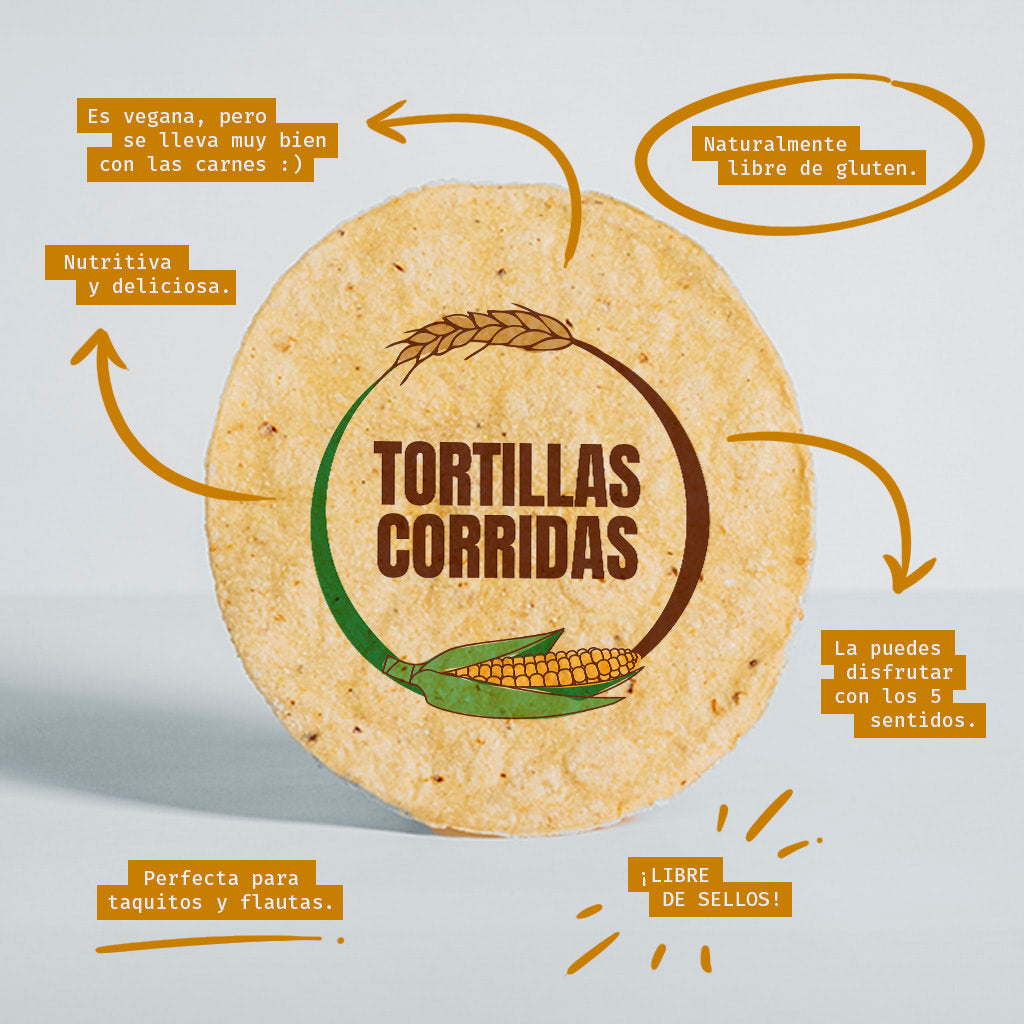 Tortilla de Maíz para Tacos 18 cm Beneficios