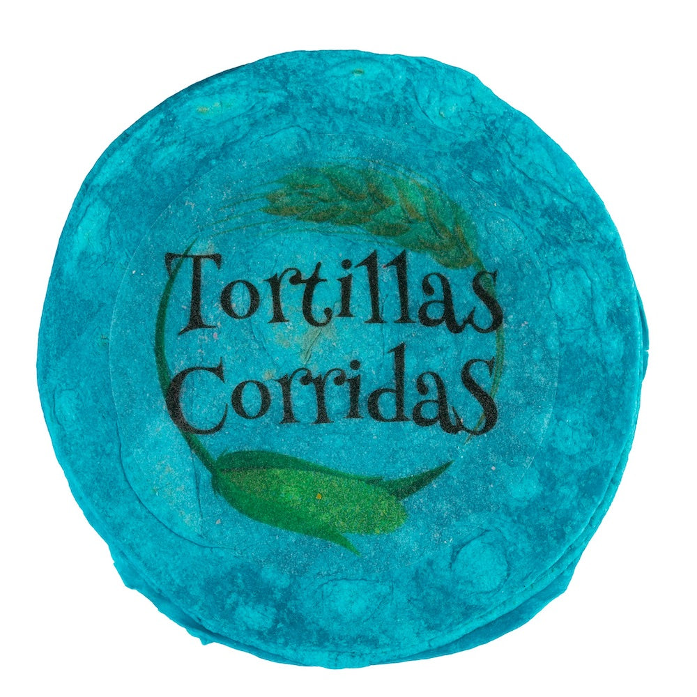 Tortillas de Harina de Trigo Azules - 20 cm - Tortillas Corridas