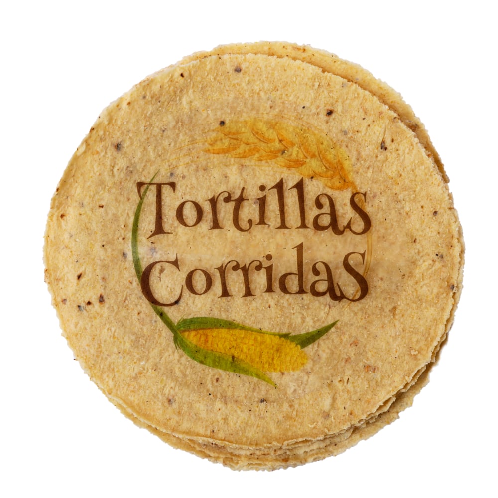 Tortilla de Maíz para Tacos - 18 cm - Tortillas Corridas
